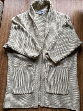 Jillian Harris x The Skinny "Erinn" Cardigan Sweater Cream (Oat Milk)
